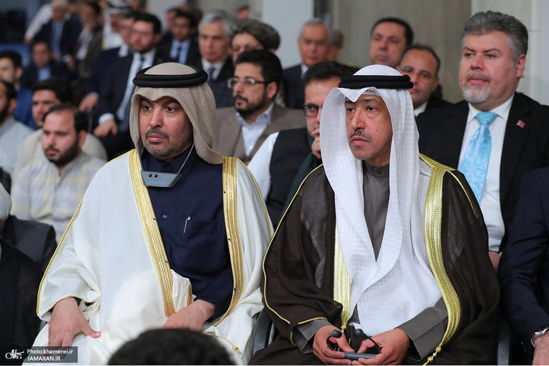 دیدار مسئولان نظام و سفرای کشورهای اسلامی با رهبر معظم انقلاب