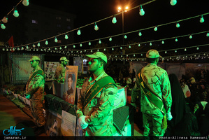 وداع با پیکر مطهر شهید امیر‌سعید قاسمی در امامزاده صالح(ع) فرحزاد 