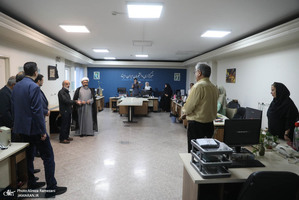 بازدید رییس موسسه تنظیم و نشر آثار امام خمینی (ره) از خبرگزاری ایسنا