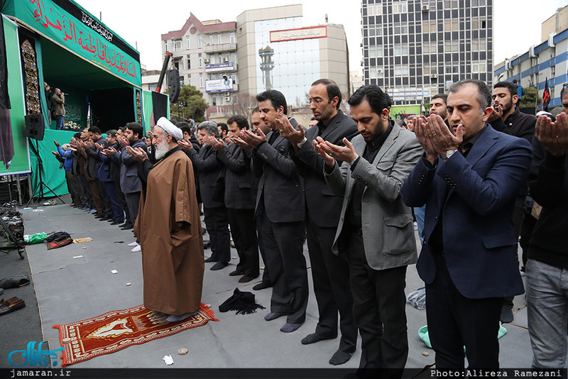 مراسم عزاداری شهادت حضرت فاطمه(س) در تهران