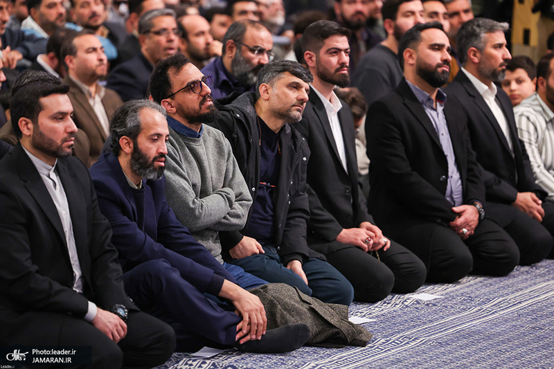 دیدار خانواده شهدای اقتدار با رهبر انقلاب در روز میلاد امیرالمومنین (ع)