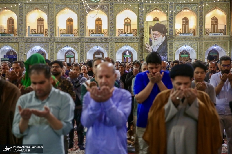 حال و هواى حرم مطهر رضوی در شام ولادت امام رضا (ع)
