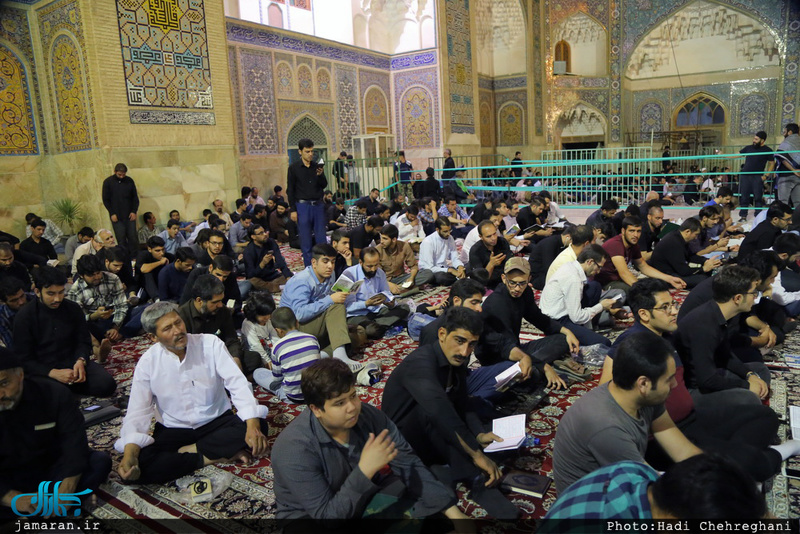 مراسم احیای شب نوزدهم ماه مبارک رمضان در حرم مطهر حضرت معصومه(س)