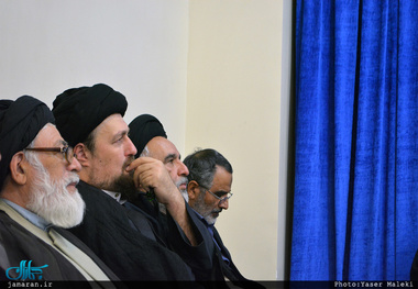 دیدار اعضای هیئت های مذهبی مراغه با  سید حسن خمینی