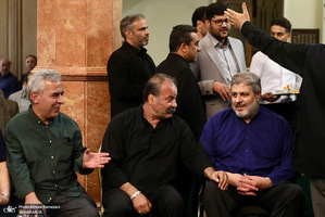 مراسم ختم پدر همسر محمد ظفرقندی