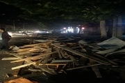 خسارت وزش تندباد در شرق گیلان به چند خانه و خودرو