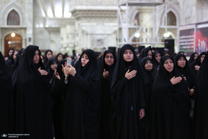 مراسم عزاداری شب عاشورای حسینی (ع) در حرم امام خمینی (س) 2