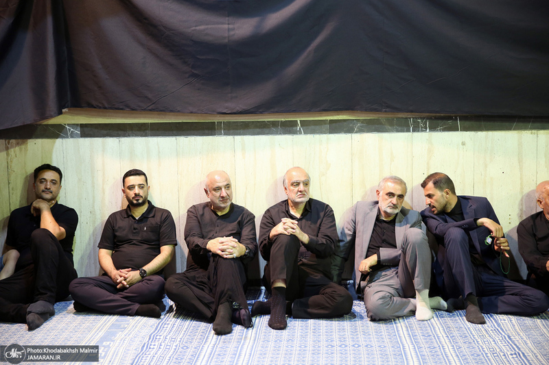 مراسم عزاداری هیئت جامعه اسلامی ورزشکاران در حسینیه جماران