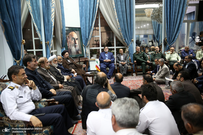 دیدار اعضای ستاد مرکزی بزرگداشت حضرت امام خمینی(س) با سید حسن خمینی