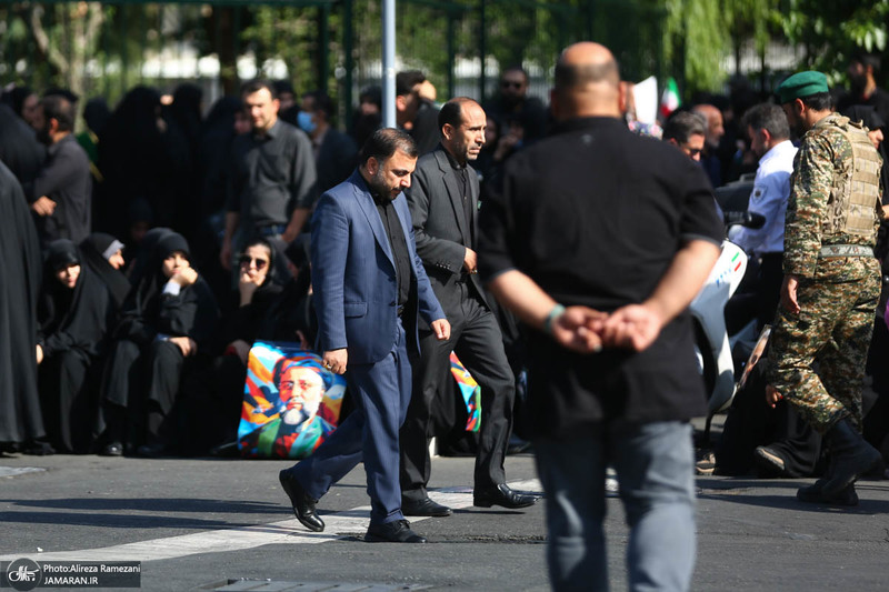 مراسم تشییع آیت الله رییسی و همراهانش-2