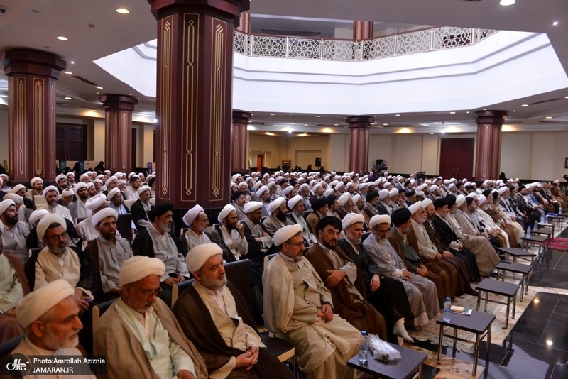 تجدید میثاق روحانیون حج تمتع 98 با آرمان های امام خمینی(س)