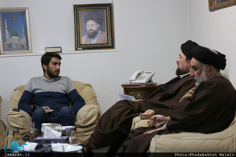 دیدار اعضای شورای مرکزی انجمن اسلامی دانشجویان دانشگاه تهران و علوم پزشکی تهران با سید حسن خمینی