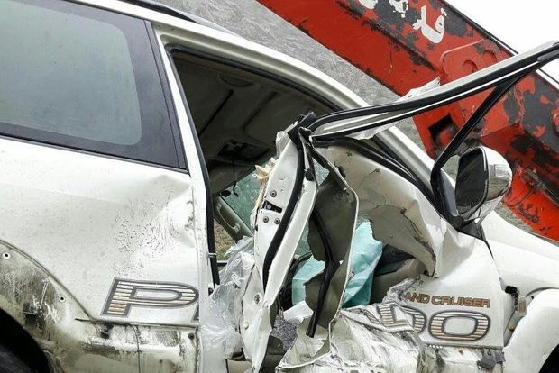 واژگونی خودروی پرادو یک کشته و 4 مصدوم به جا گذاشت