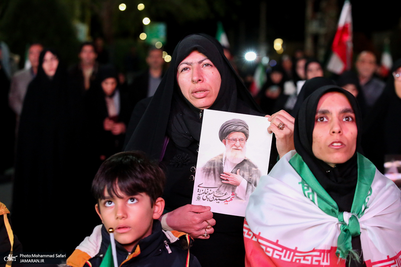 تجمع و راهپیمایی خودرویی در پرند